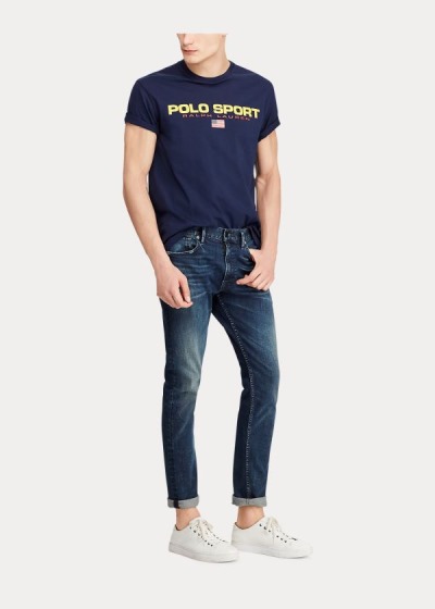 Polo Ralph Lauren Classic Fit Polo Sport T Shirt Herre Danmark (JBIRF0835)